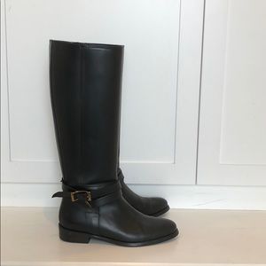 Burberry Tall Riding Boots Black - Size 37 EU